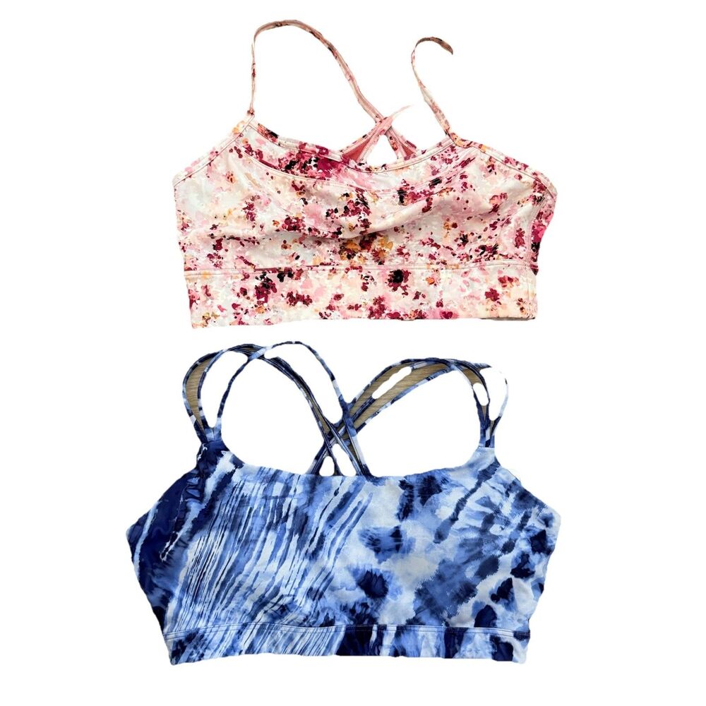 Gap Fit Lot of 2 Sports Bras Low Impact Multi Color Sz Small